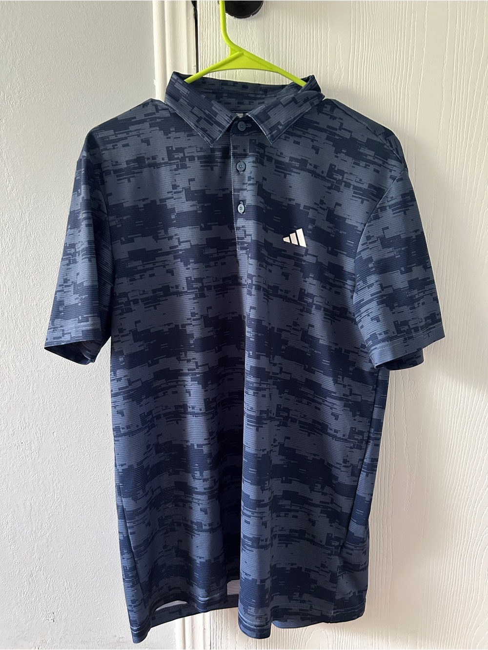 adidas Men's Navy Digital Camo Polo